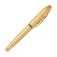 Cross Peerless 125 Fountain Pen, Gold - 18K Gold Nib For Discount