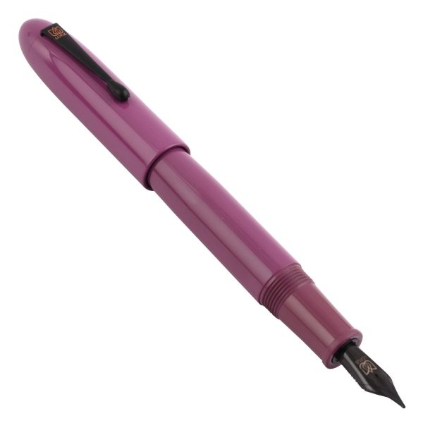 Lotus Shikhar Ebonite Fountain Pen - Purple BT For Discount