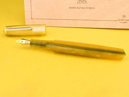 Lotus Saral Halos Special Edition Fountain Pen, Ocherous - Steel Nib on Sale