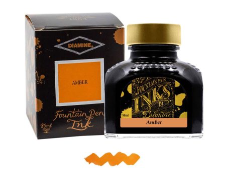 Diamine Amber Ink Bottle - 80ml Discount